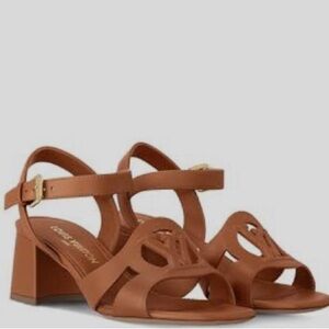 Louis Vuitton LV Isola sandal cognac Sz 37